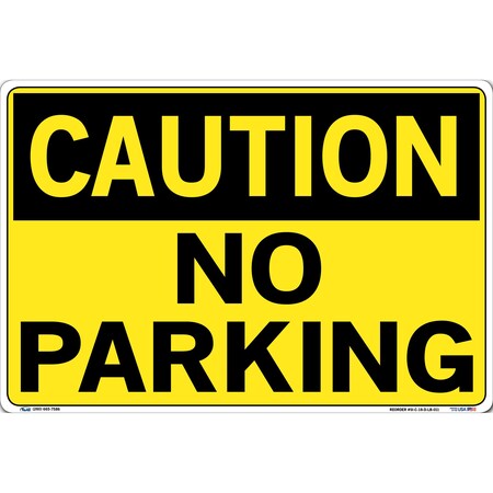 Vestil Vinyl Label Sign, 18-1/2" W, 12-1/2" H, English, Vinyl Label, Yellow SI-C-18-D-LB-011